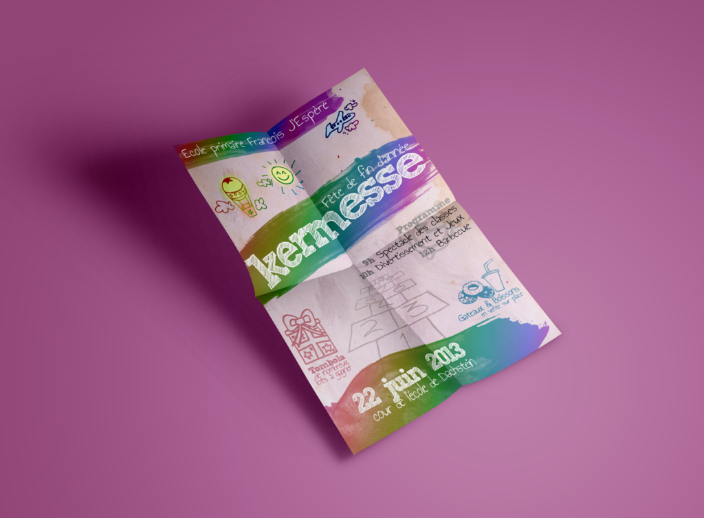 Affiche kermesse école