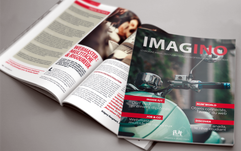 Magazine Imagino - Brochure A4 32 pages