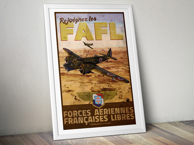 Poster "F.A.F.L. – Syrie, 1941"