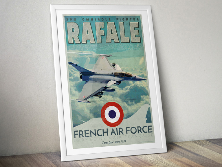 Poster "Rafale – French Air Force"