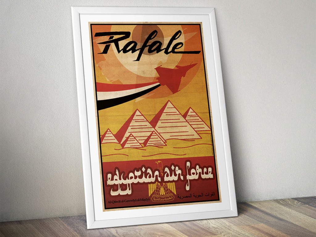 Poster "Rafale – Egyptian Air Force"