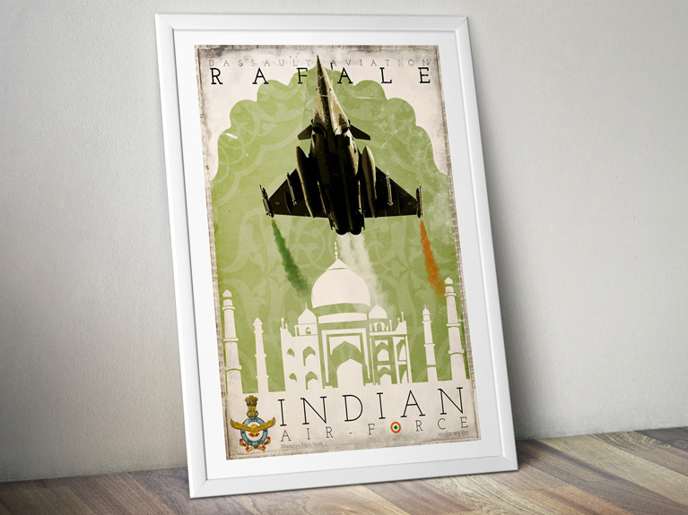 Poster "Rafale – Indian Air Force"