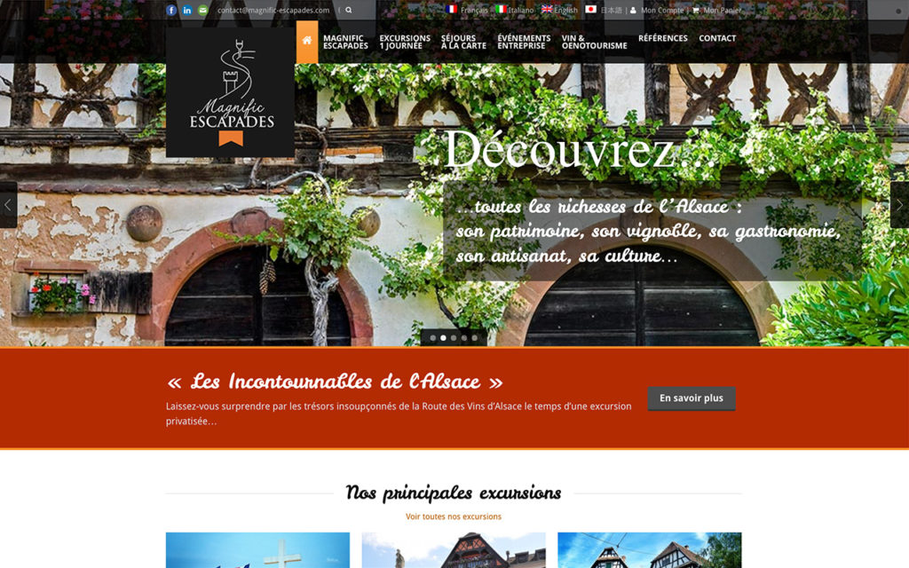 magnific-escapades.com - Oenotourisme et événementiel