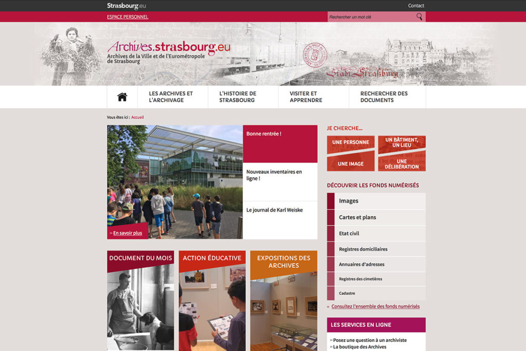 archives.strasbourg.eu - Administration