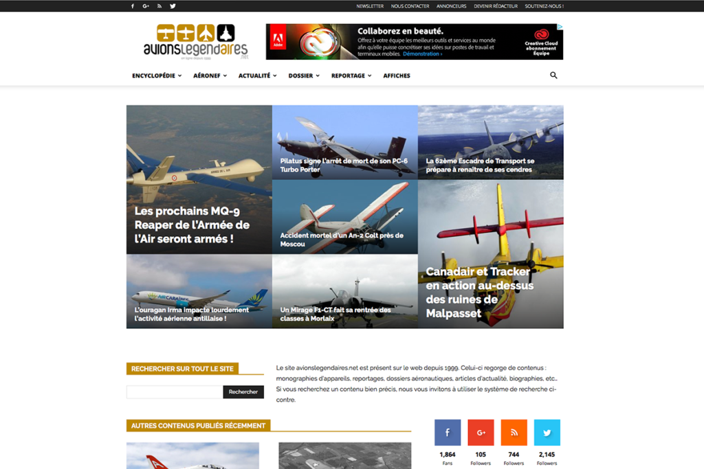 avionslegendaires.net - Encyclopédie et actualités aéronautiques