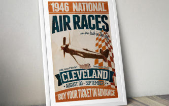 Poster "National Air Races 1946 – Cleveland"