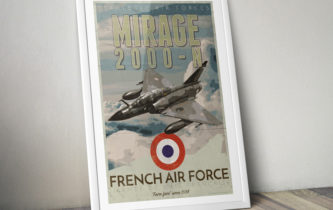 Poster "Mirage 2000-N – French Air Force"