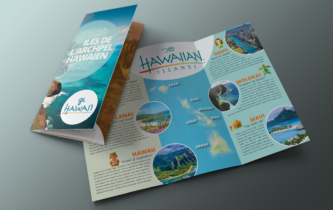 Dépliant 3 Volets - Hawaiian Tourism