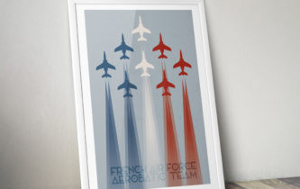 Poster « Patrouille de France – AlphaJet »
