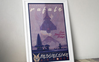 Poster « Rafale – Indonesian Air Force »